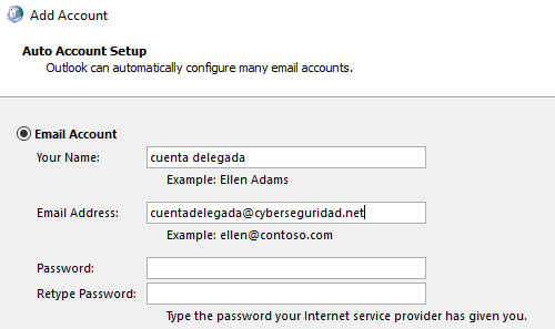 mail merge delegated account office 365
