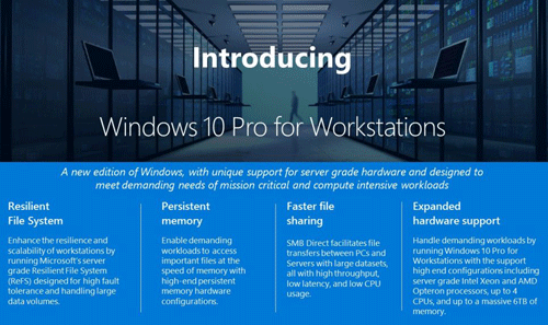 windows 10 pro for workstations